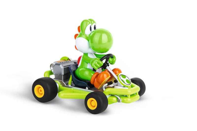 Mario Kart™ Pipe Kart Yoshi 2,4GHz RC – Coche Radiocontrol 21 cm | Carrera