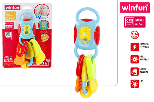 Llavero Interactivo con Sonidos para Bebés (+3 Meses)-Winfun