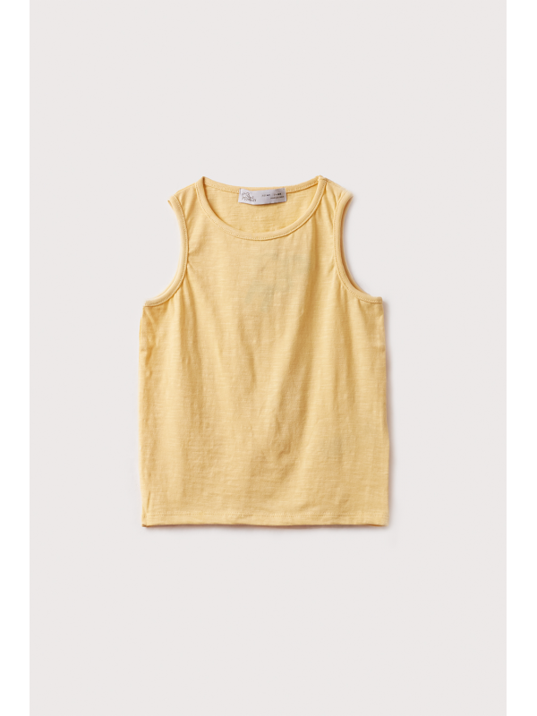 Camiseta de tirantes niño color vainilla Street Monkey | Básica verano | 2 a 16 años