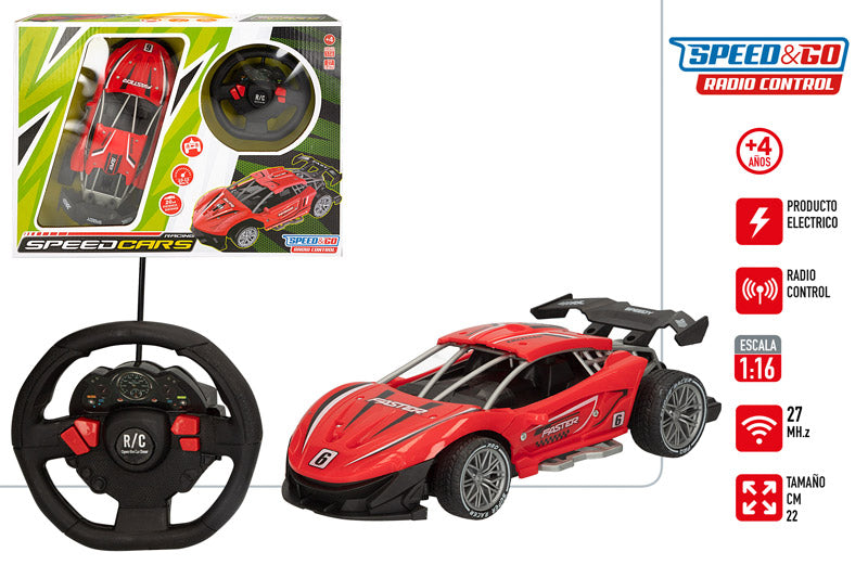 Coche RC 1:16 (22 cm) Racer Speed&Go