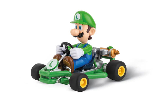 Mario Kart™ Pipe Kart Luigi 2,4GHz RC – Coche Radiocontrol 21 cm | Carrera