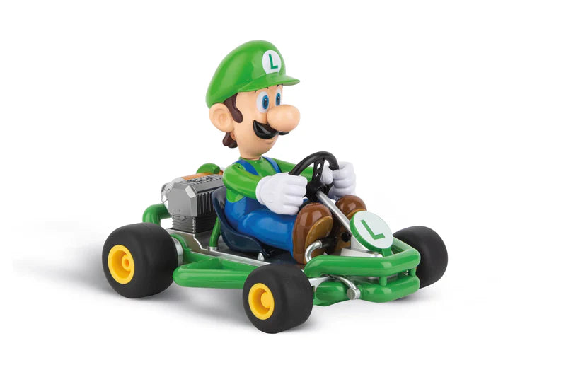 Mario Kart™ Pipe Kart Luigi 2,4GHz RC – Coche Radiocontrol 21 cm | Carrera