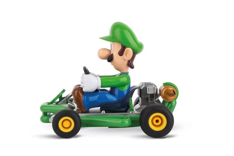 Mario Kart™ Pipe Kart Luigi 2,4GHz RC – Coche Radiocontrol 21 cm | Carrera