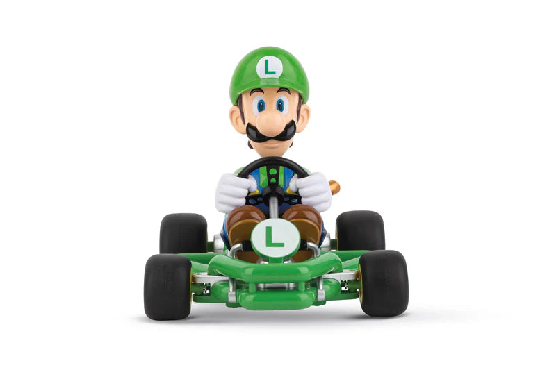 Mario Kart™ Pipe Kart Luigi 2,4GHz RC – Coche Radiocontrol 21 cm | Carrera