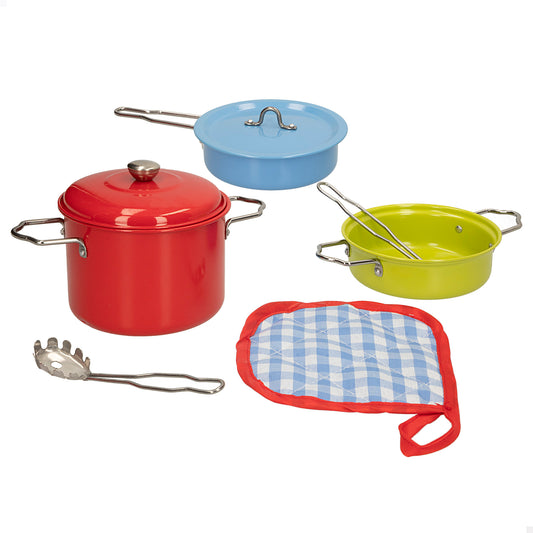 MY HOME-SET COCINA METAL 8PCS  +3A