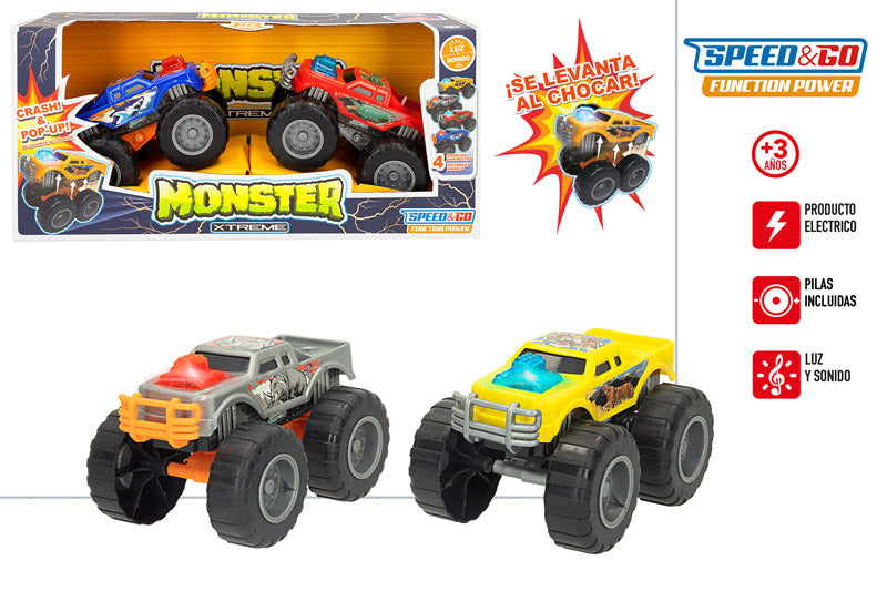 Pack 2 Camiones con Luz y Sonido 🚚✨ Speed&Go