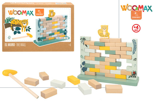 Juego de Equilibrio de Madera con Animales (+18 meses) Woomax Zookabee