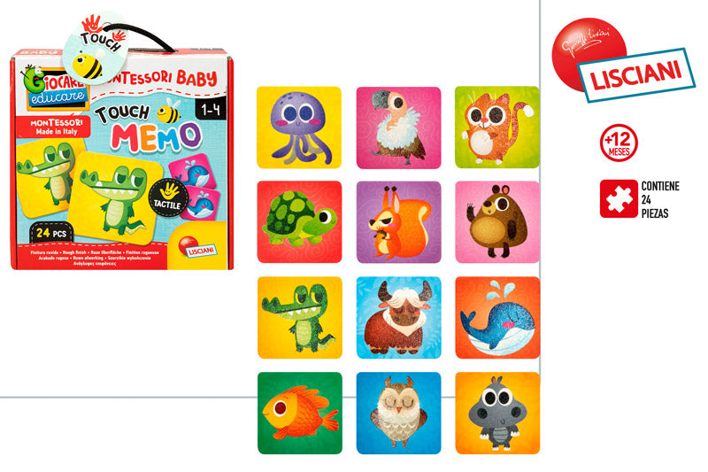 Puzzle de Texturas Memoria (+12 meses) 🧠✨ Montessori –   Ref. 47613