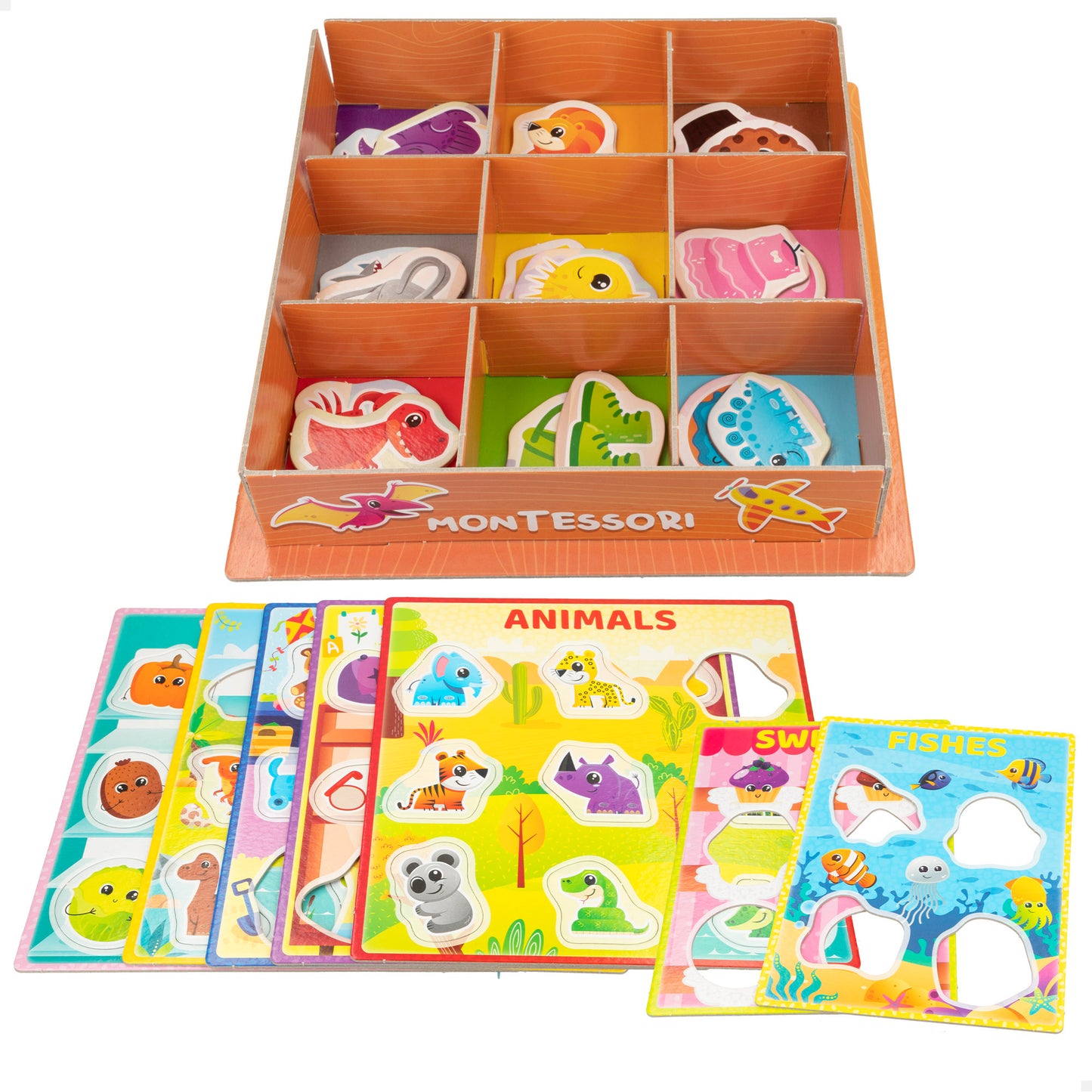 MONTESSORI - JUEGO CAJAS DE COLORES +12M