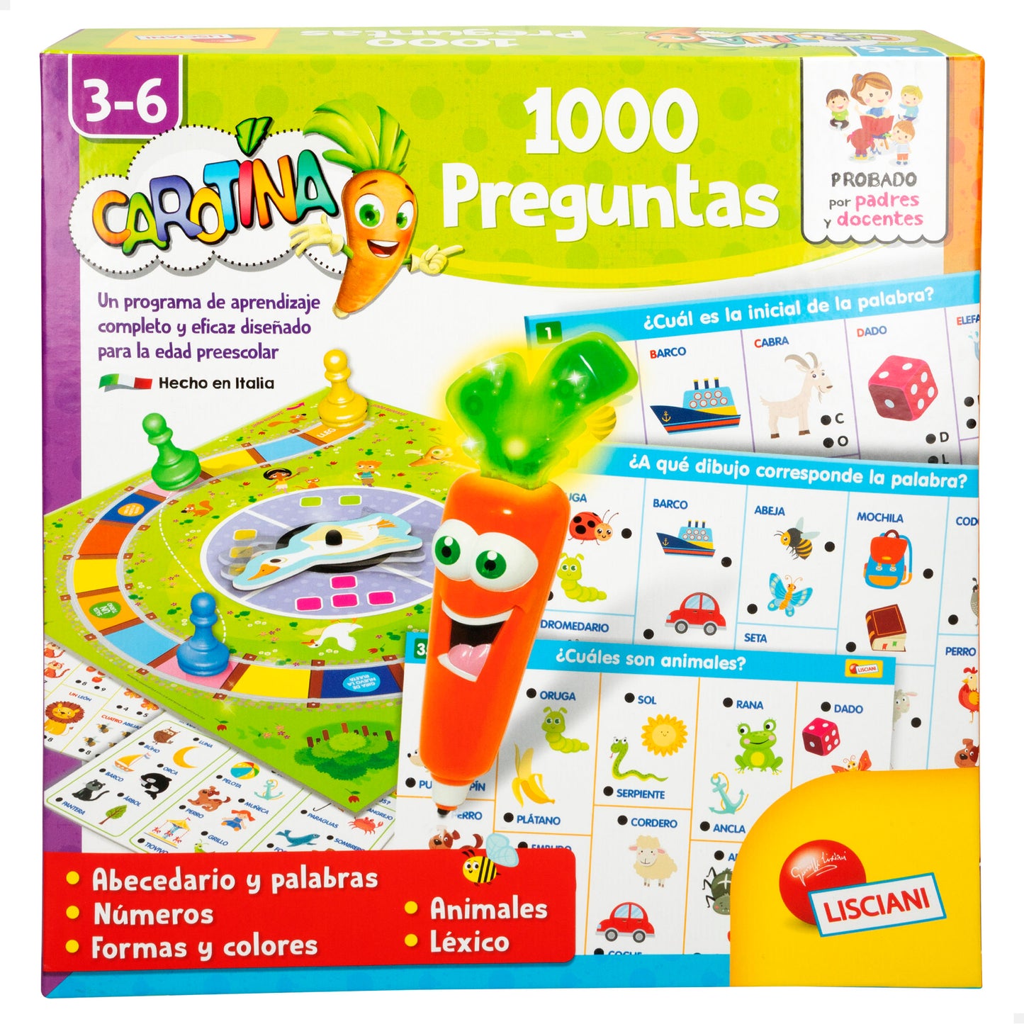 CAROTINA - JUEGO EDUCATIVO 1000 PREGUNTAS +3A - ELECTRONICO
