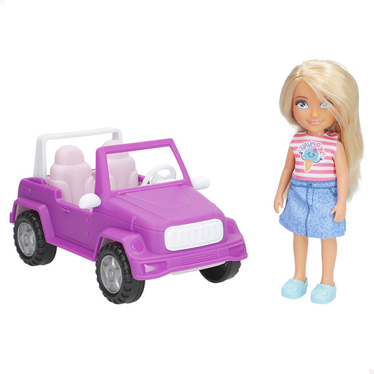 BELLA-MUÑECA CON COCHE