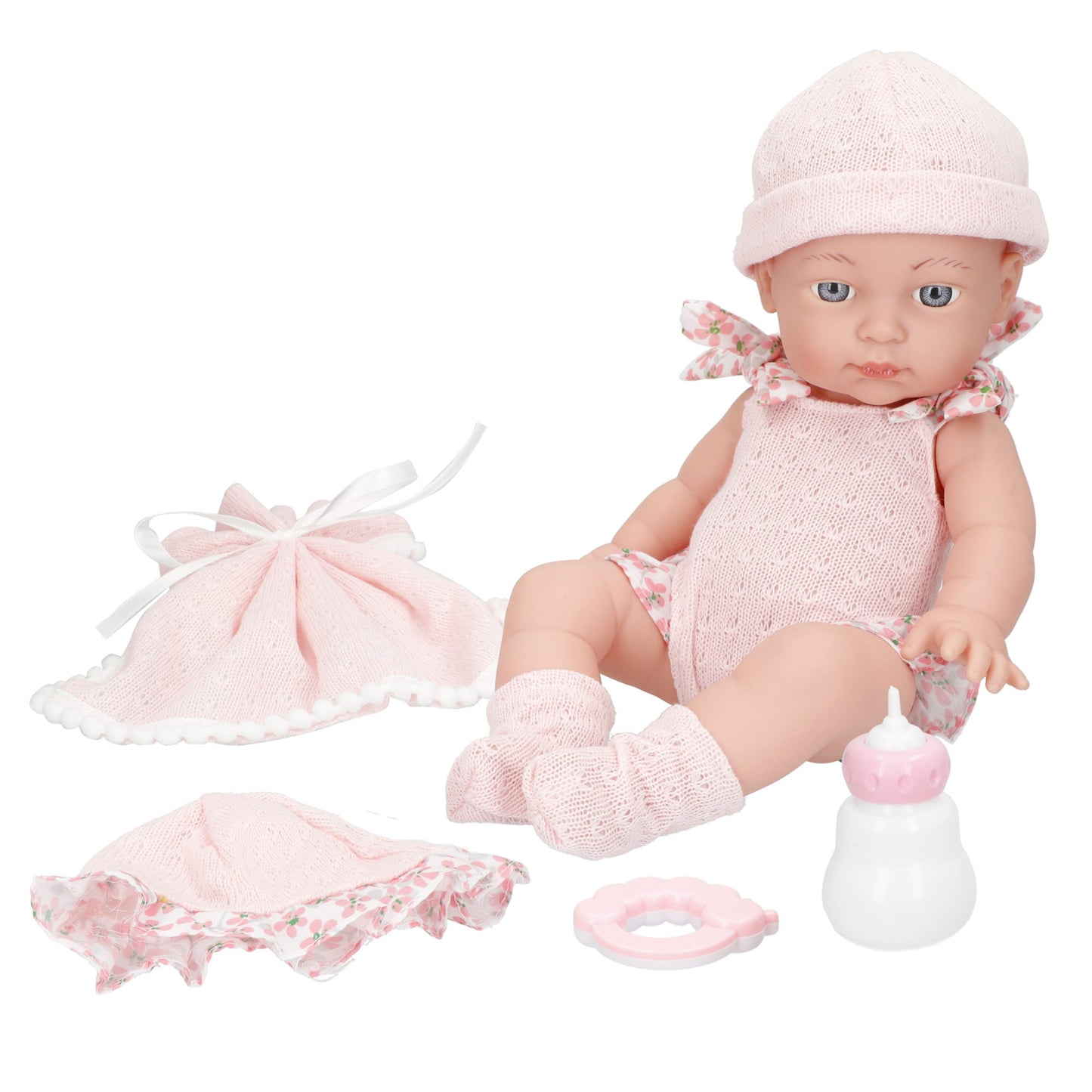 COLORBABY'S NEWBORN-MUÑECA BEBE 30 CM C/ACC 2/S
