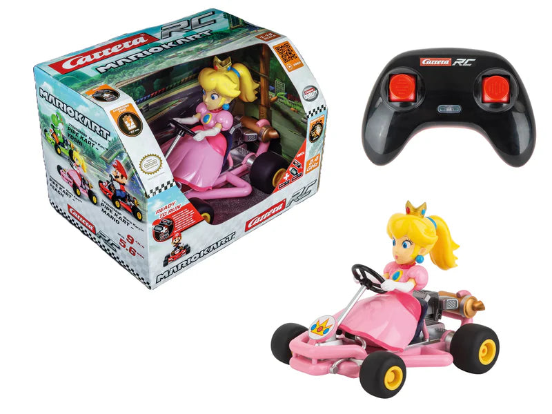 Mario Kart™ Pipe Kart Peach 2,4GHz RC – Coche Radiocontrol 21 cm | Carrera