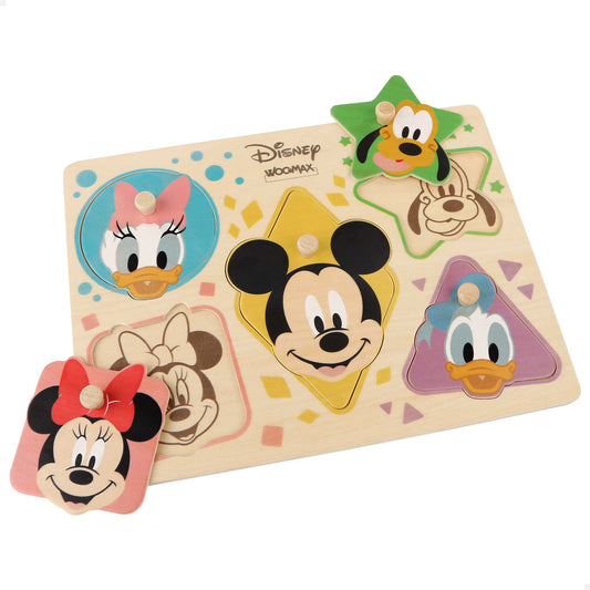 WOOMAX-DISNEY PUZZLE MADERA 30X22CM +24M