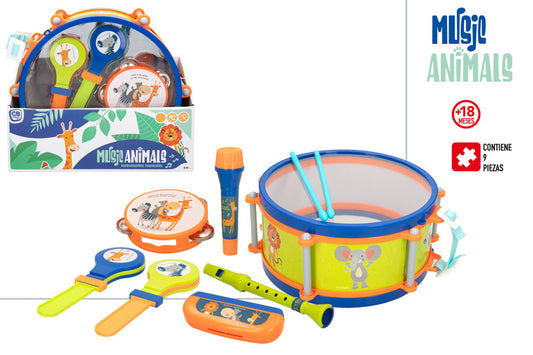 🎵 Set de Instrumentos de Percusión 123 Music – Diversión Musical para Peques 🎶