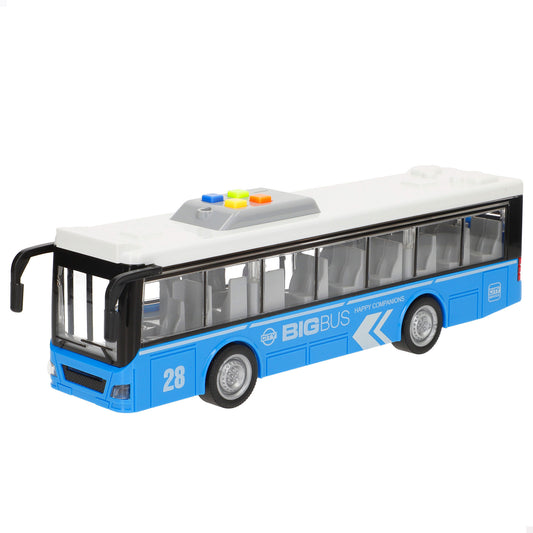 SPEED&GO-AUTOBUS FRICCION 28CM C/LUZ Y SONIDO