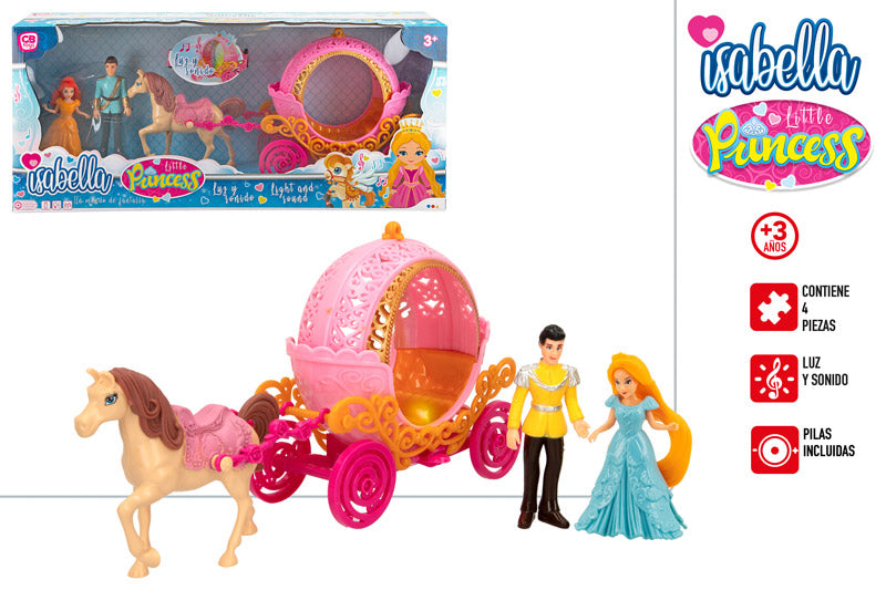 Carruaje con Luz, Sonido y Accesorios (Modelos Surtidos) ISABELLA