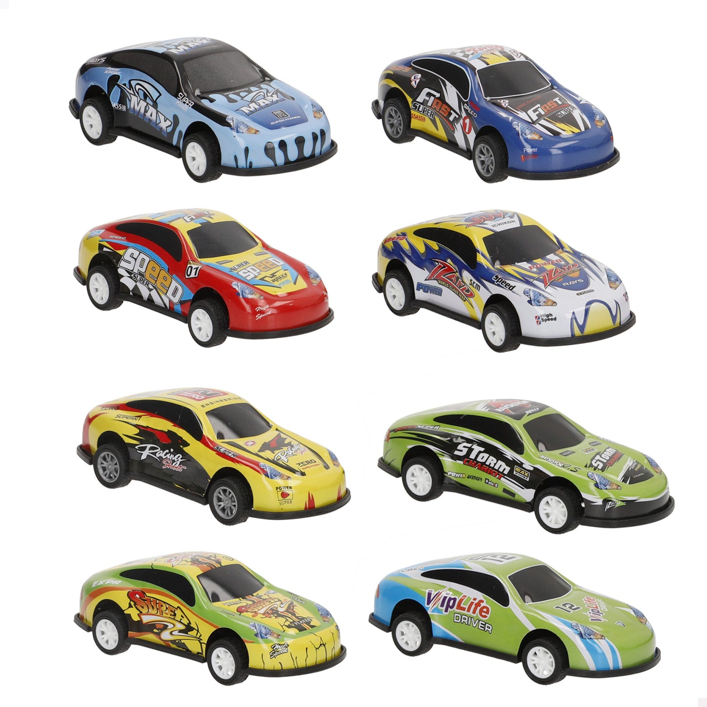 SPEED&GO-VEHICULO DEPORTIVO METAL 1:48 PULL BACK