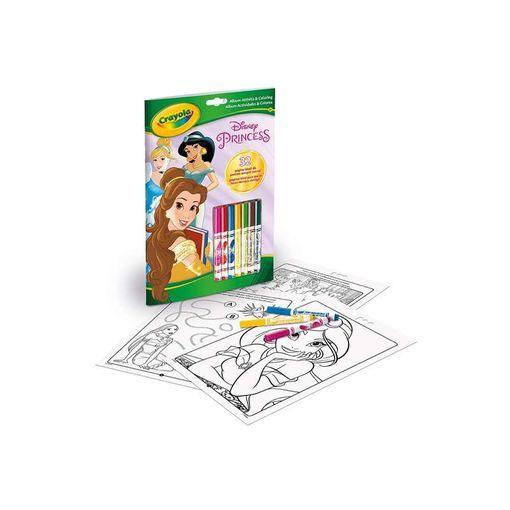 Libro Actividades Y Colorear Princesas Disney CRAYOLA