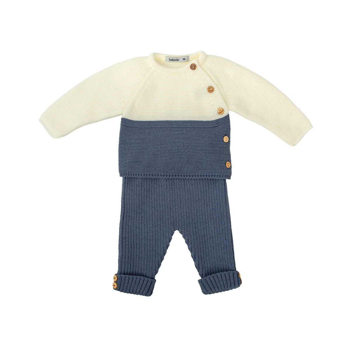 Conjunto Jersey, Pantalón y Gorro de Punto Zarzal para Bebé | Babidú
