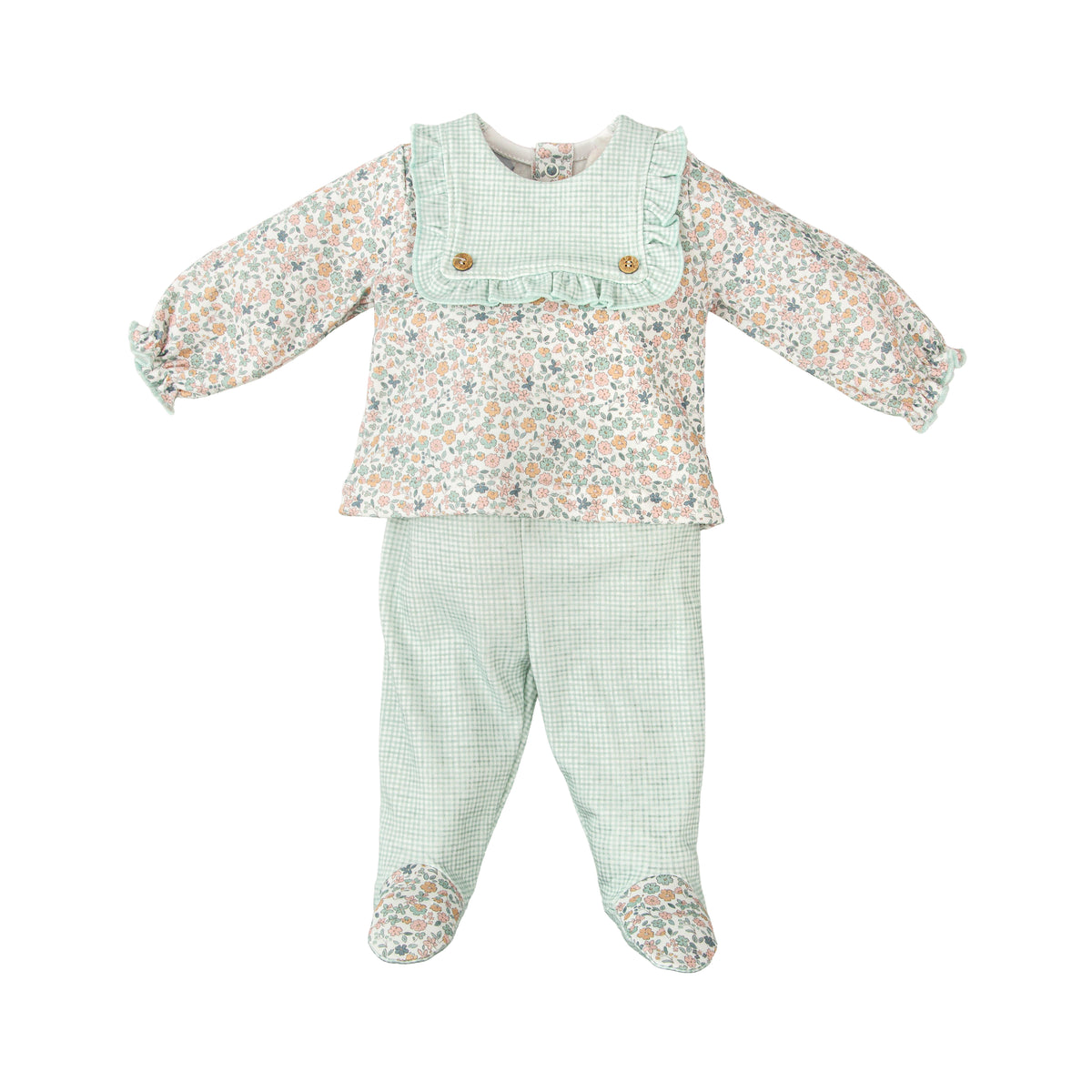 Conjunto polaina con cuello niña Bosco