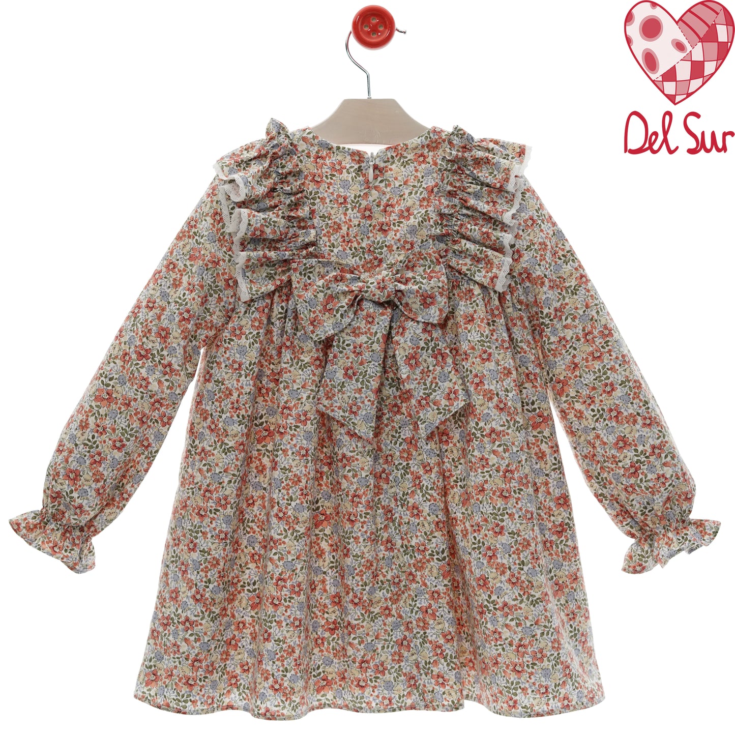 Vestido niña estampado floral | Del Sur 1-10 años 🌼