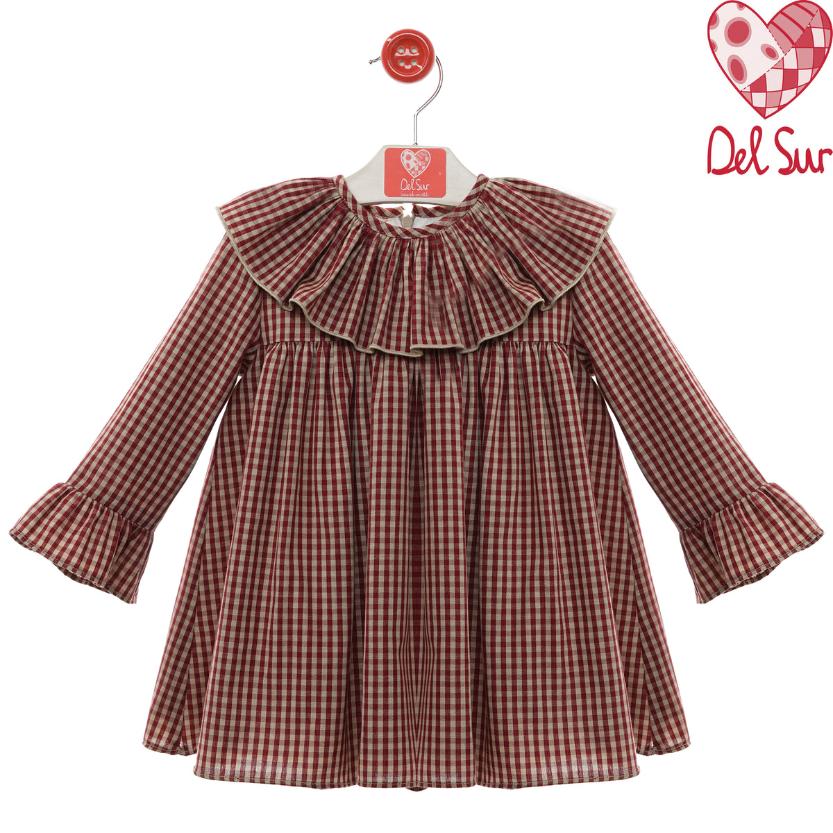 Vestido Infantil Manga Larga Del Sur Familia Roma – Tallas 3 a 10 Años | Art. 5186