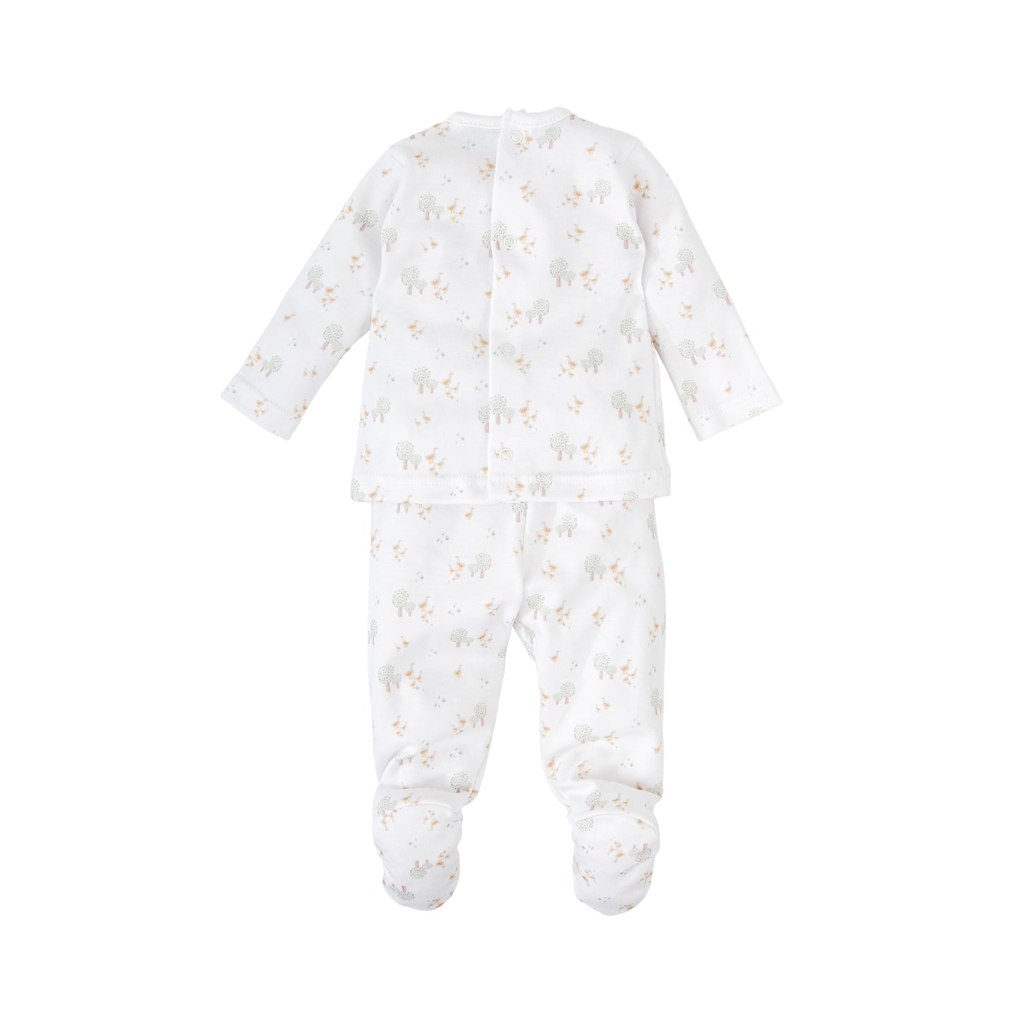 Pack nacimiento bebé Sendero Babidú – Primeras puestas con polaina, gorro, manoplas y body