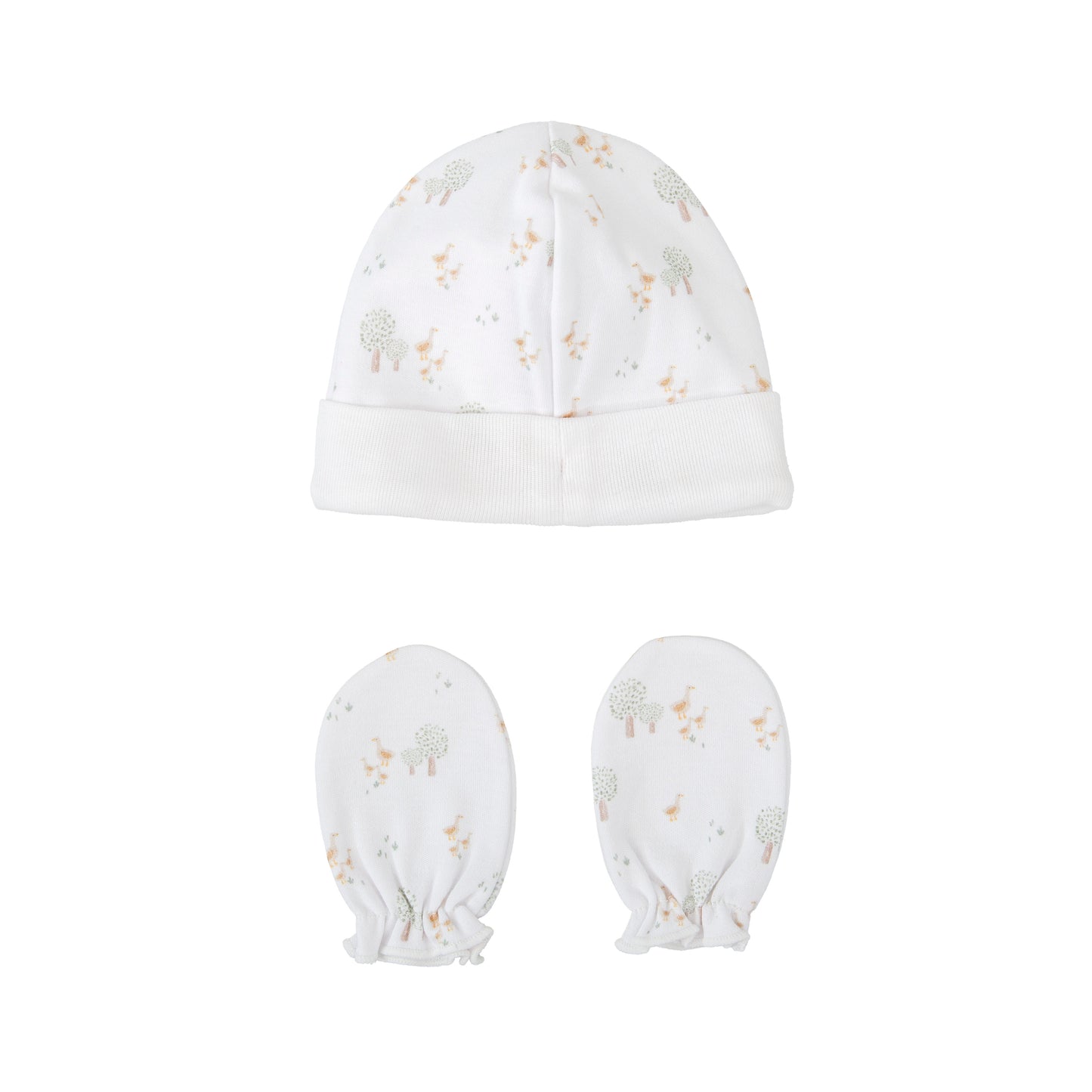 Pack nacimiento bebé Sendero Babidú – Primeras puestas con polaina, gorro, manoplas y body