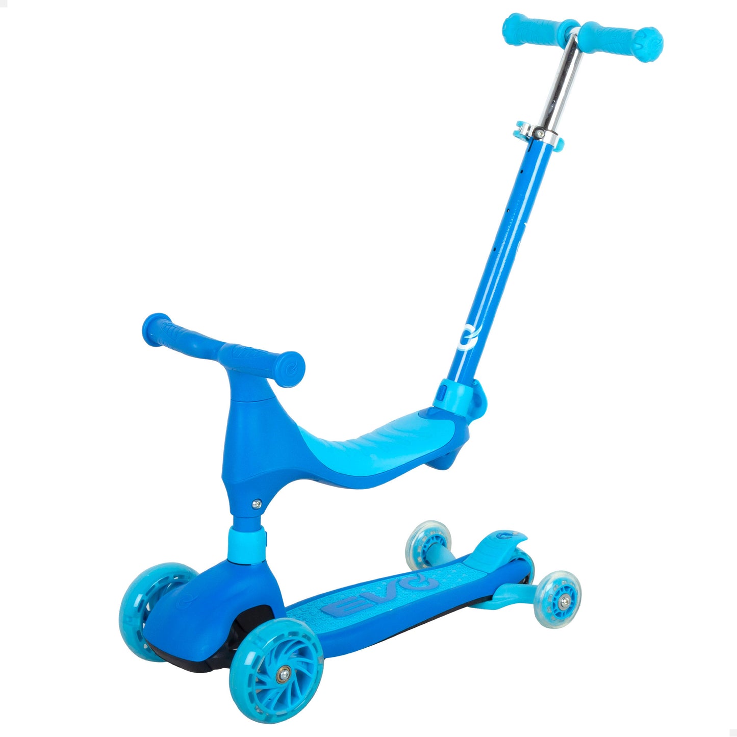 EVO-SCOOTER & RIDE ON 4 EN 1 - AZUL +24M