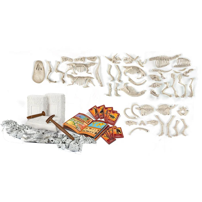 Arqueojugando Depredadores y Presas – Excavación y Esqueletos Fosforescentes 7+ | Clementoni