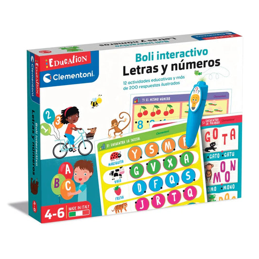 Boli Interactivo Letras y Números – Juego Educativo 4-6 años | Clementoni