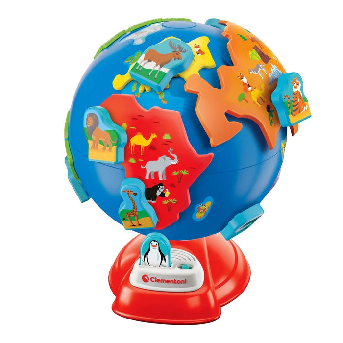 Globo Terráqueo Preescolar – Globo Interactivo con Animales 3-6 años | Clementoni
