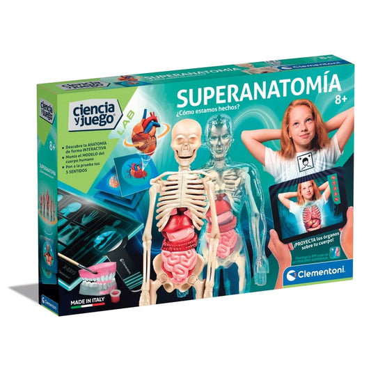 Superanatomía – Juego científico con esqueleto, órganos y realidad aumentada | 8+ años