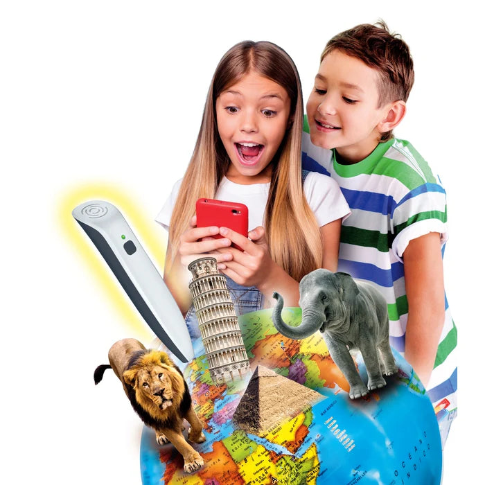 Globo Interactivo Real Time – Exploramundo con App y Boli Inalámbrico 6-10 años | Clementoni