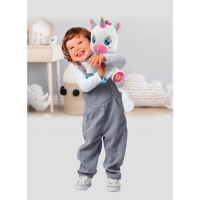 Baby Unicornio Interactivo – Peluche Educativo con Luces y Sonidos para Bebés 6m+