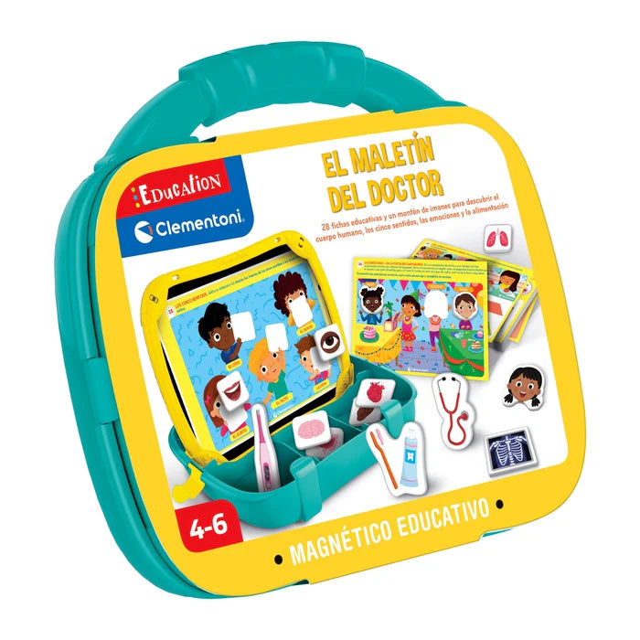 Maletín Magnético de Médico – Juego Educativo Partes del Cuerpo 4-6 años | Clementoni
