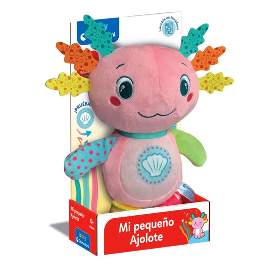 Mi Pequeño Ajolote – Peluche Interactivo Educativo 6m+ 🌈✨