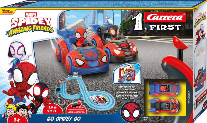 Carrera First Spidey – Circuito Infantil 2,9 m con Spidey y Spin