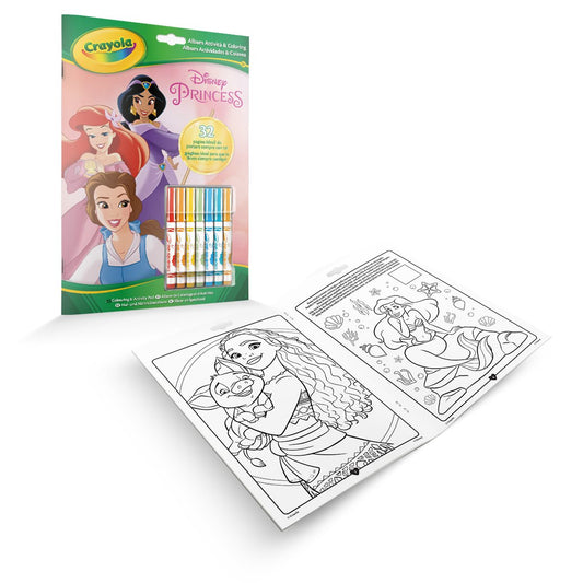 Crayola Disney Princess Activity Book - Diversión Creativa con Princesas