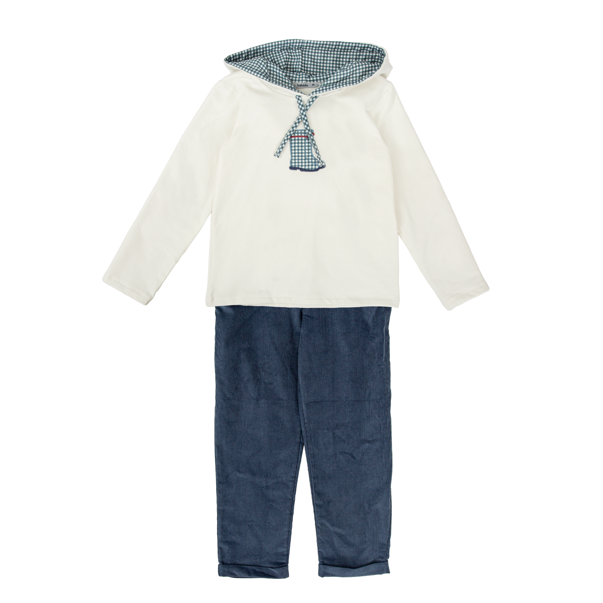 Conjunto niño sudadera y pantalón largo Babidú – Familia Lluvia