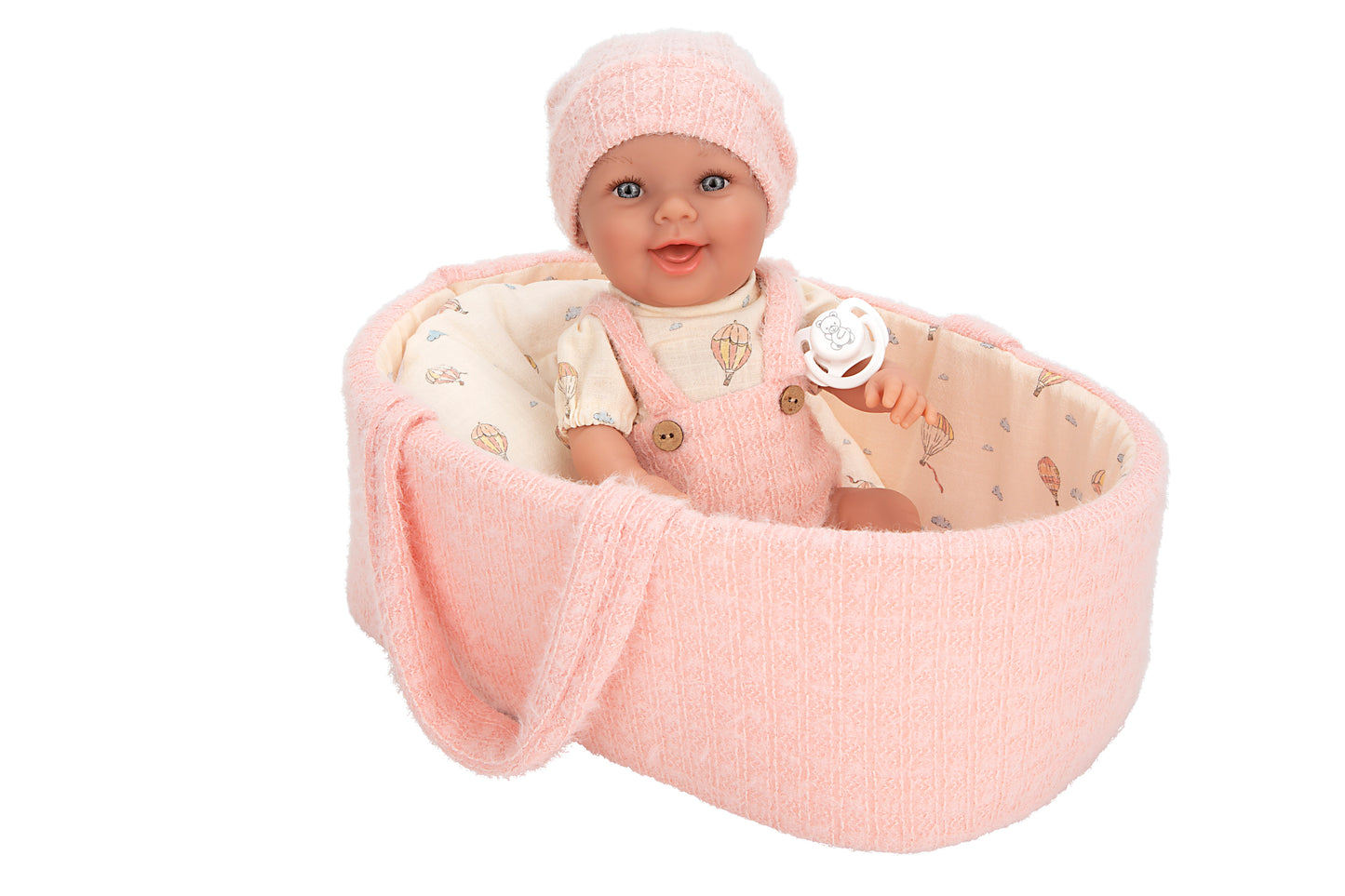 Muñeca Elegance Gadi rosa con capazo Arias – 33 cm de encanto y realismo 🎀