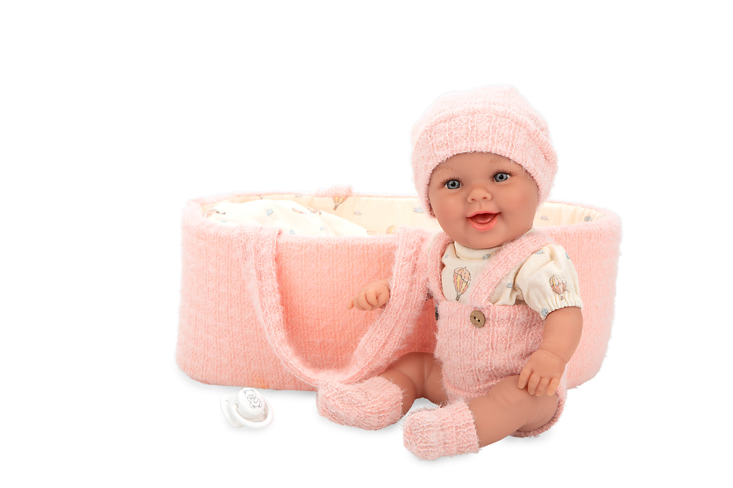 Muñeca Elegance Gadi rosa con capazo Arias – 33 cm de encanto y realismo 🎀
