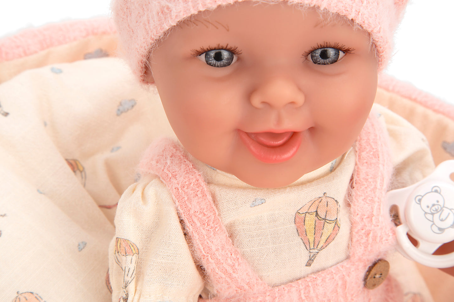 Muñeca Elegance Gadi rosa con capazo Arias – 33 cm de encanto y realismo 🎀