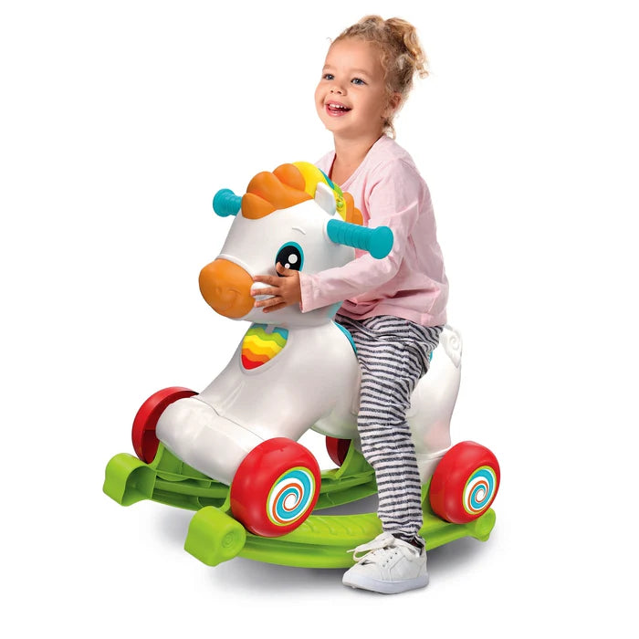 Tito el Caballito 3 en 1 – Balancín, Correpasillos y Centro Interactivo 12-36m