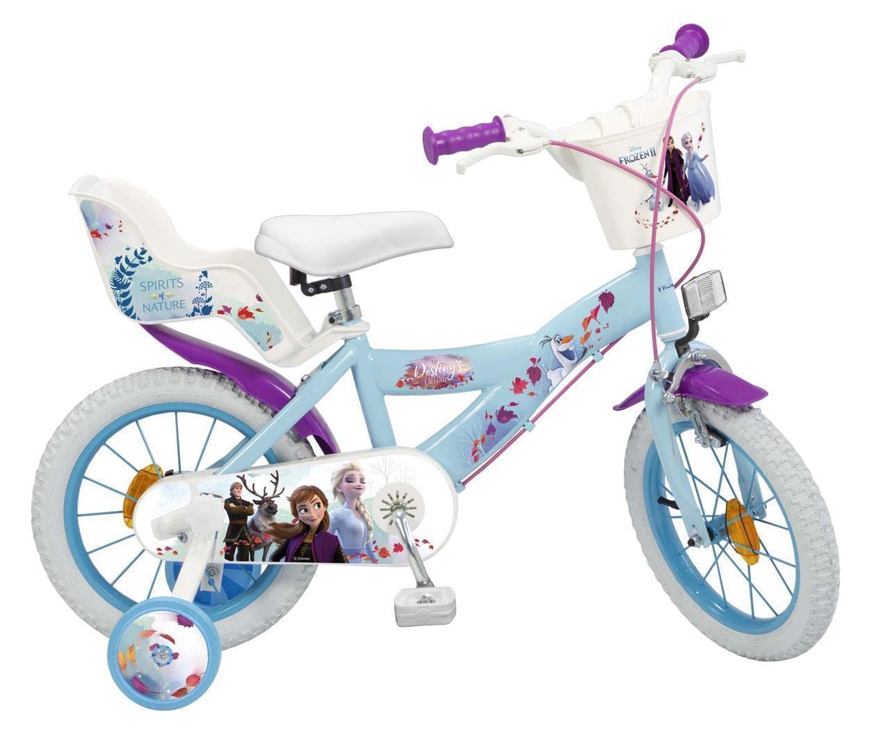 Bicicleta 16 pulgadas Frozen  para niños +5 años TOIMSA