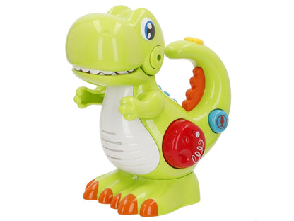 WINFUN Dinosaurio juguete eléctrico c/grabador, luz y sonido