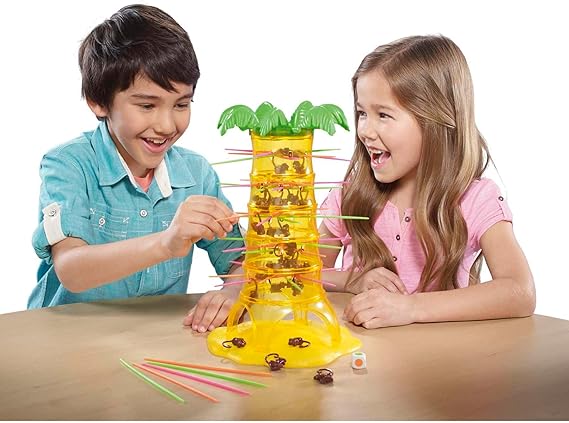 Mattel Games Monos Locos, Juegos de Mesa para niños +5 años, 2-4 Jugadores, partidas de Aproximadamente 30 min