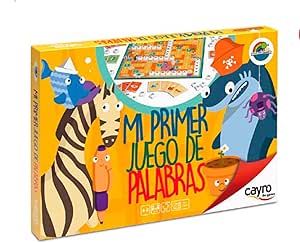 Cayro - Mi Primer Juego de Palabras - + 4 Años - Juego para Formar Palabras - Juego Educativo para Niños