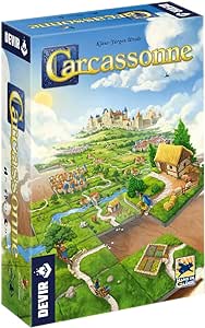 Devir - Carcassonne, Juego de Mesa, Juego de Mesa con Amigos, Juego de mesa 8 años